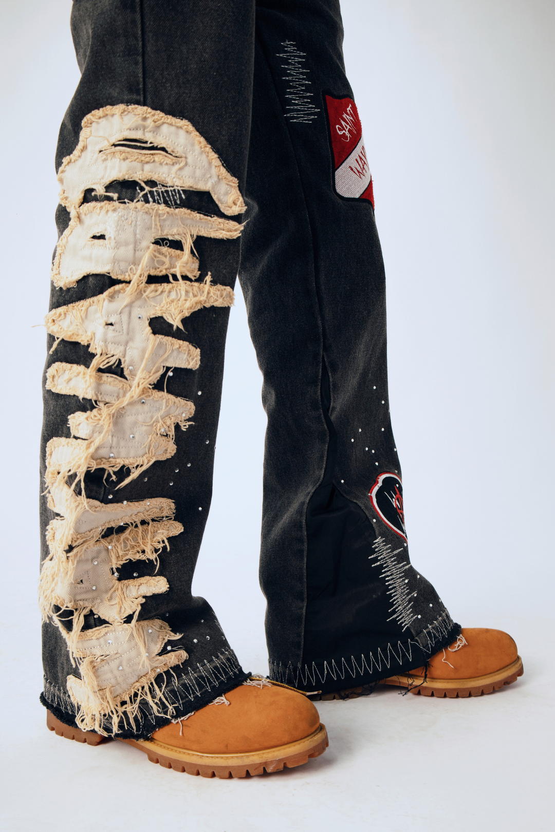 WW Flair Leg Patch Denim