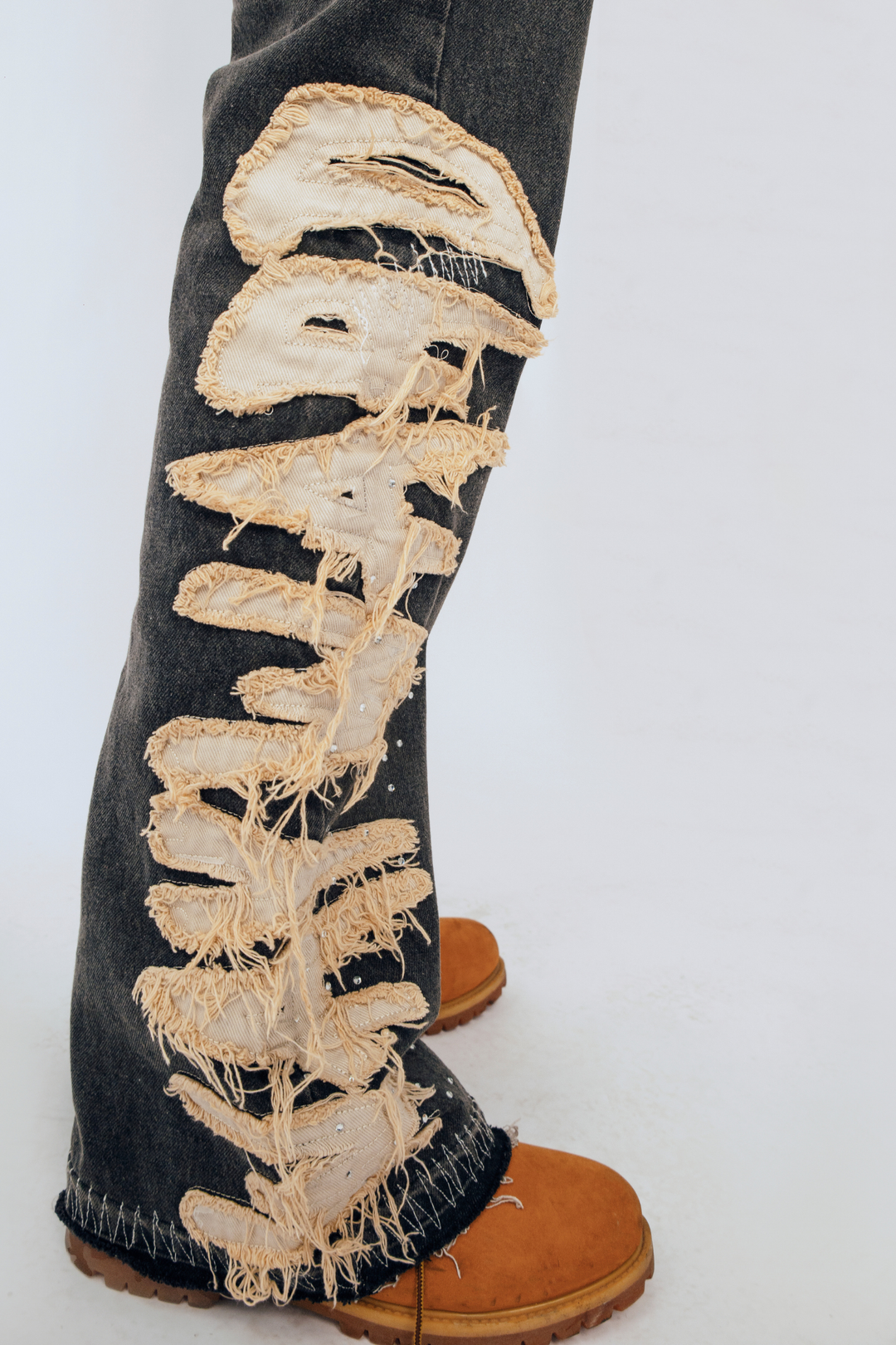 WW Flair Leg Patch Denim