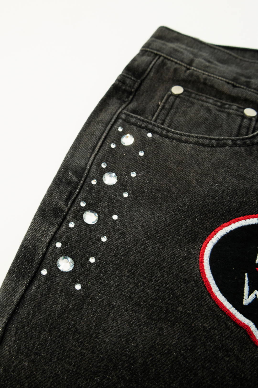 WW Flair Leg Patch Denim